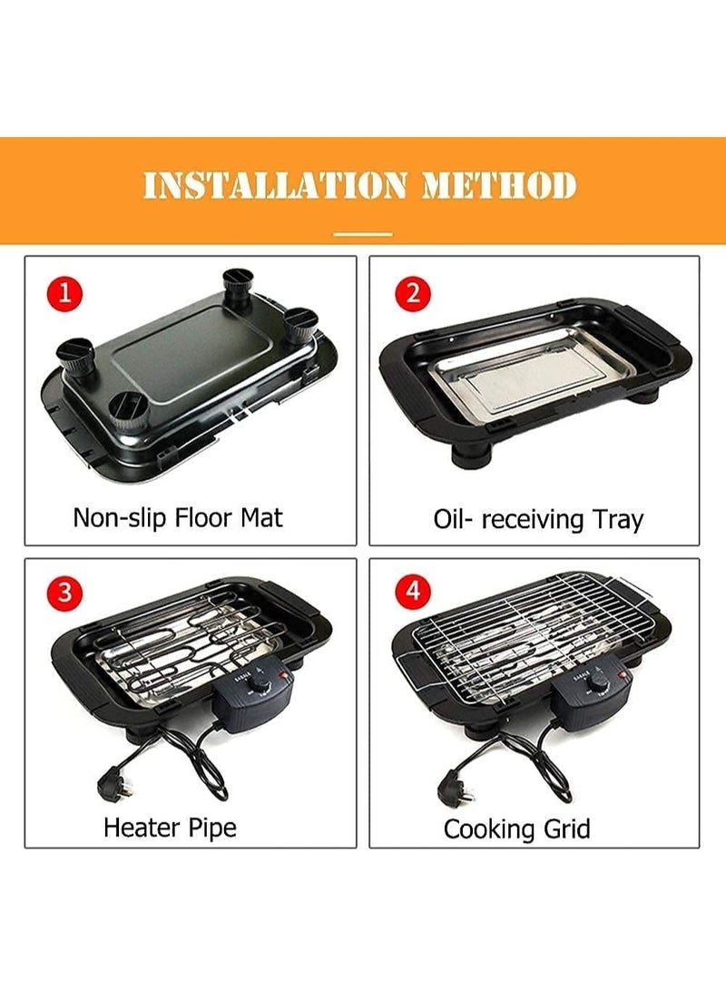 RAF Electric Barbecue & Tandoor Grill – Portable Smokeless Contact Griller - Image 3